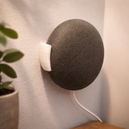 Wandhouder Geschikt voor Google Nest Mini – Slimme Speaker Wall Mount – Ruimtebesparende Beugel – Eenvoudige Installatie – Wit — thumbnail 5