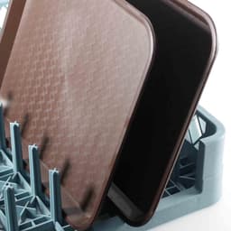 Afwasmand Horeca - Bordenmand Mokkenmand - Grote Keukens - Aanpasbare Indeling - 50 x 50 x 10 cm - Grijs — thumbnail 4