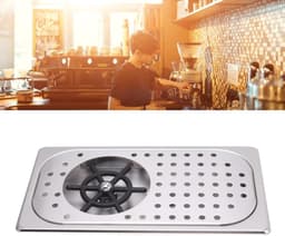 Glazen Spoeler - Bar Spoelbak - Snel Glazen Wassen - Handsfree Reiniging - Meerdere Hoek Mondstuk - Zilver — thumbnail 4