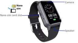 WatchToCare Halo GPS Alarmhorloge Senioren | Valdetectie | 4 Dagen Accu | Zonder Abonnement | IP67 Waterbestendig | Rood — thumbnail 4