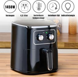 RVV® Heteluchtoven - Oven - Airfryer Oven - 23 Liter - Zwart - 27cm x 33cm x 30cm — thumbnail 3