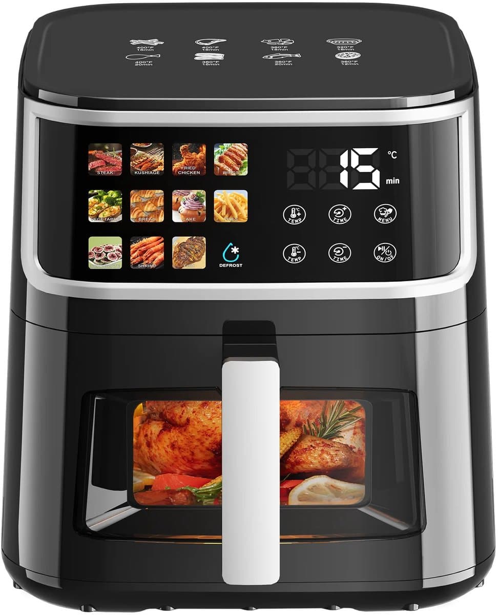 UrbanSelect - Airfryer 8 Liter - Gezonder koken - Slimme functies — afbeelding 1