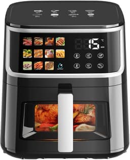 UrbanSelect - Airfryer 8 Liter - Gezonder koken - Slimme functies — thumbnail 1
