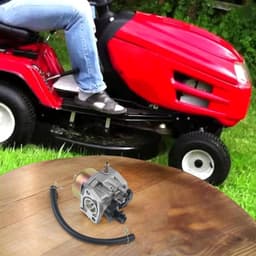Carburateur Grasmaaier - Motoronderdeel Tuinmachine - Motoronderhoud Gazon - Stabiele Brandstoftoevoer - 11x10x8 cm - Zoals Afgebeeld — thumbnail 3