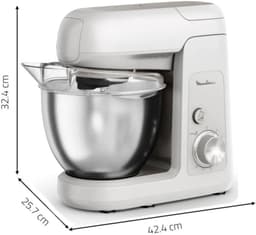 Keukenrobot - Bakpartner - Culinaire Bereidingen - Planetaire Beweging - 4.6L Kom - Wit — thumbnail 3