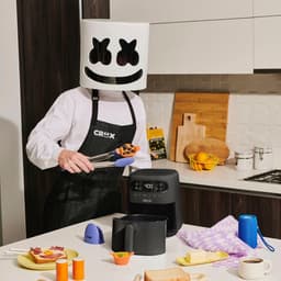 Digitale Luchtfriteuse 3 QT (3.8 Liter) - Compact & Zwart — thumbnail 2