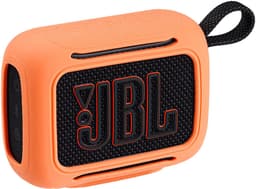 Beschermhoes geschikt voor JBL Go 5 Bluetooth Speaker - Meerdere Kleuren - Schokbestendig - Krasbestendig - Siliconen - Hoesje - Case - Bescherming - Oranje — thumbnail 1