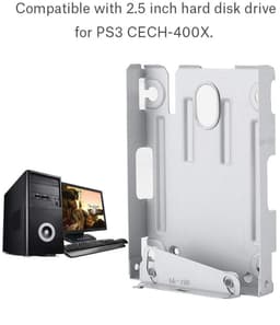 Allecto - 2,5 inch HDD-houder - Montagebeugel voor harde schijf - Compact en lichtgewicht - Ondersteuning voor harde schijf - Geschikt voor CECH- — thumbnail 3