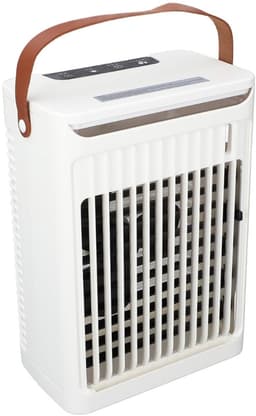 Draagbare Luchtkoeler - Mobiele Aircooler met 5 Snelheden - 680ml Watertank - 2 Mistmodi & 7 Kleuren LED - Compacte Koelventilator zonder Slang - Wit — thumbnail 1