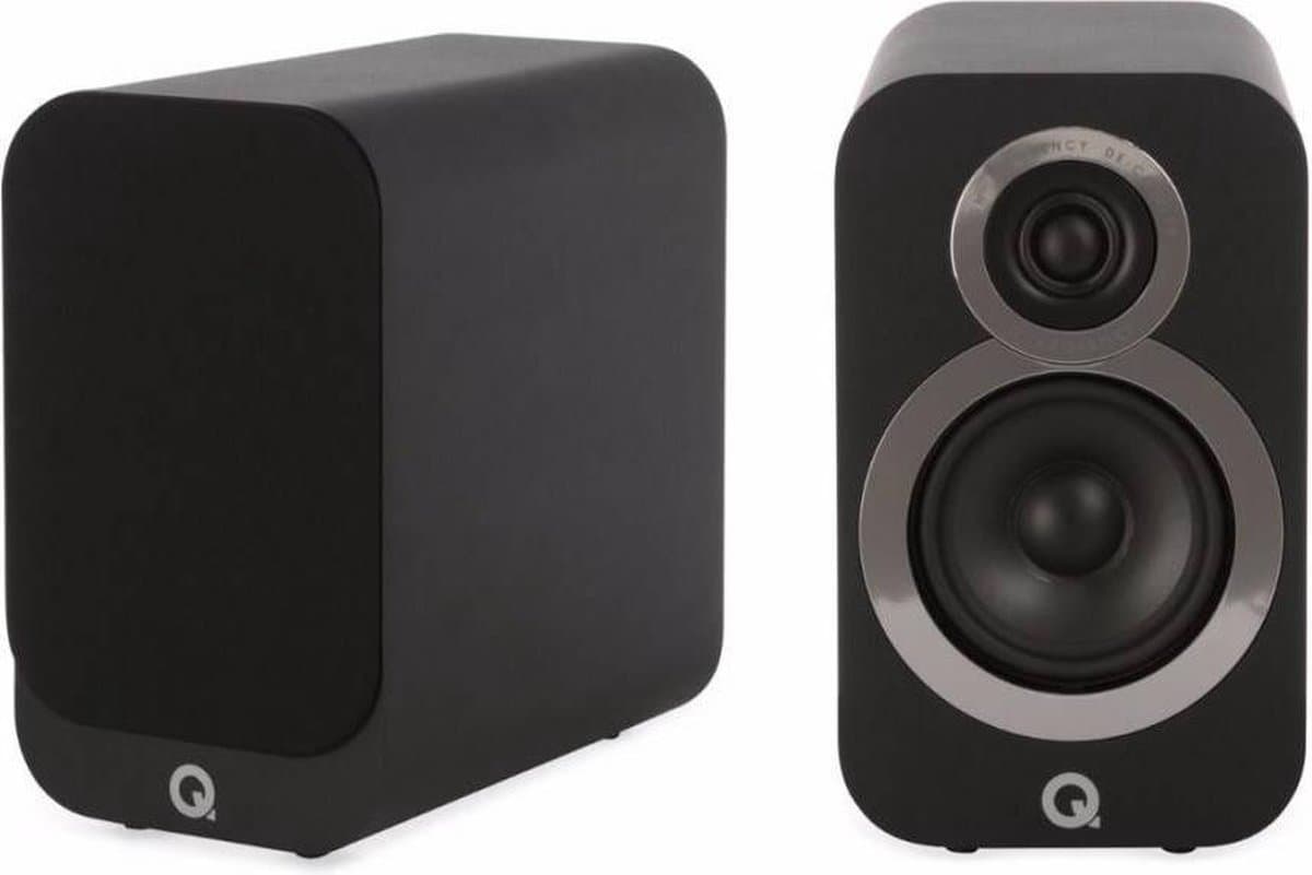 Q Acoustics 3010i - Compacte Boekenplank Luidsprekers - Zwart (per paar) — afbeelding 1