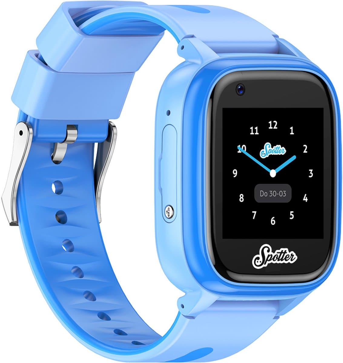 Spotter® GPS Kinderhorloge Explorer (4G) – Zonder Abonnement – Voor Kinderen – Inclusief Simkaart – Camera, Bellen & Chat – Waterdicht – App (NL Support) — afbeelding 1