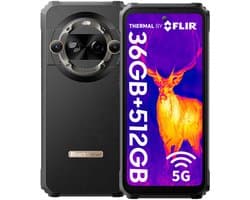 Blackview BL9000 Pro - 5G Robuuste Smartphone - 36GB+512GB - 6.78 inch - 8800mAh 120W Snel opladen - IP68 Waterdicht - Outdoor Mobiele Telefoon - Android 14 - NFC - GPS - Zwart