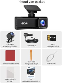 CRLYN® Dashcam voor Auto - Dual - Camerabewaking - Full HD — thumbnail 3