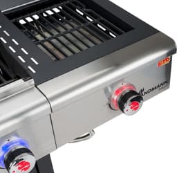 Landmann Triton MaxX PTS 3.1 Barbecue - Gas - Gietijzeren Roosters - Zilver - Gas BBQ - Gasbarbecue — thumbnail 2