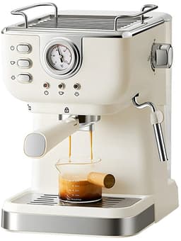 Espressomachine - Koffiezetapparaat - Koffiemachines - Wit — thumbnail 1