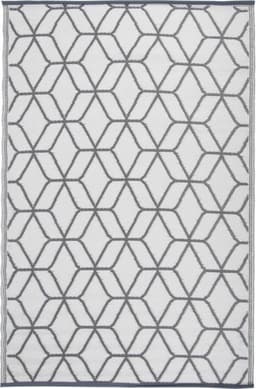 Esschert - Design - Buitenkleed - 180x121 - cm - grijs - en - wit - OC25 — thumbnail 3