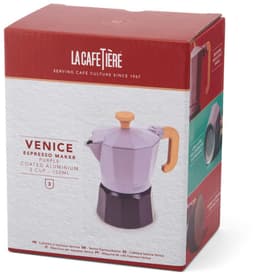 La Cafetière Venice aluminium espressomachine voor 3 kopjes - paars tweekleurig — thumbnail 4