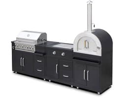 Oviala - Buitenkeuken met 3 kookelementen - Memphis