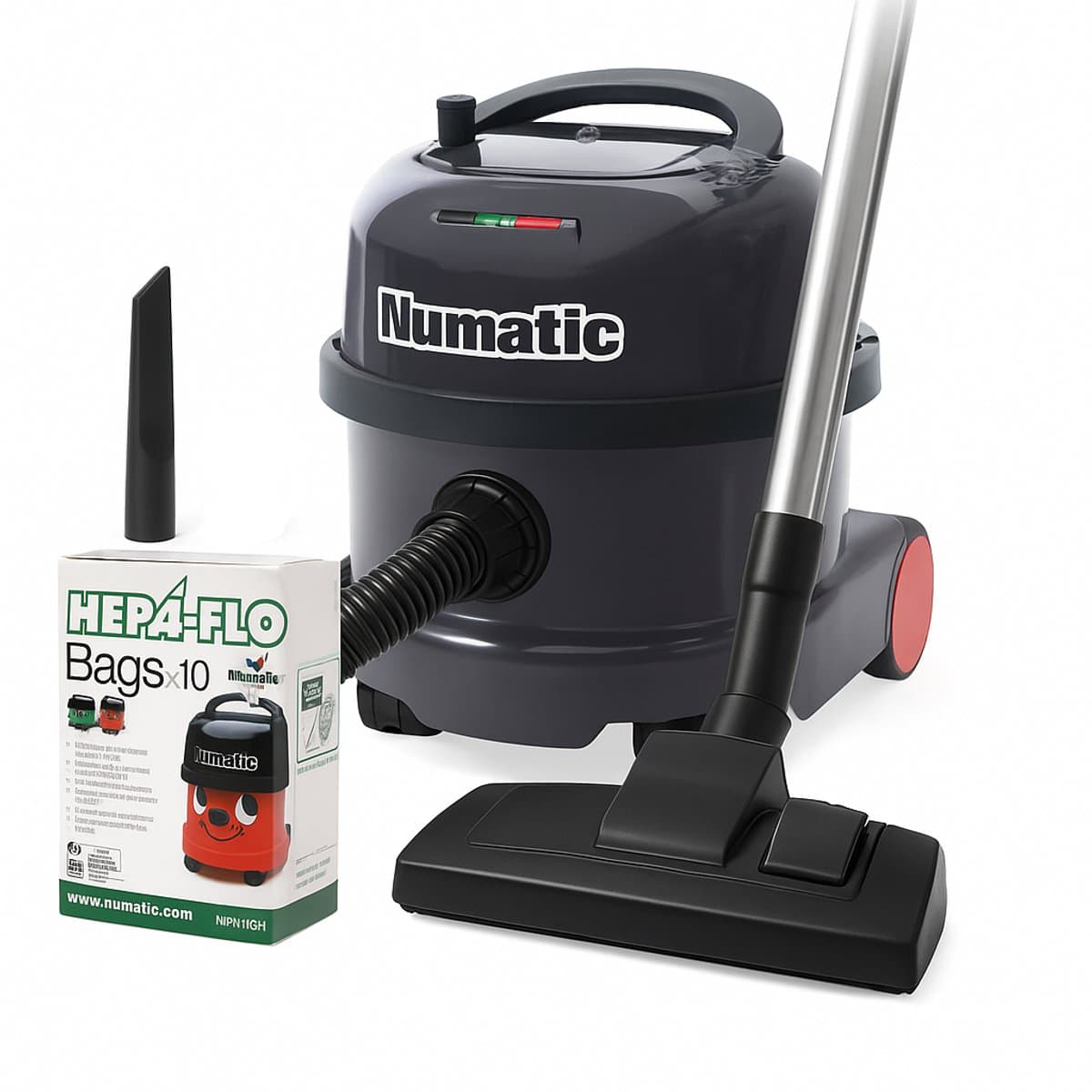 Stofzuiger | Numatic PPR240 | Graphite | Geleverd met 10 extra stofzakken — afbeelding 1