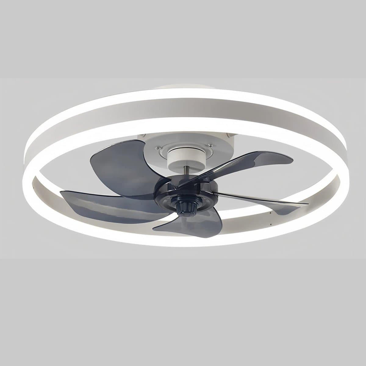 Plafondventilator - Ventilator Lamp - Ventilator met Verlichting - LED Verlichting - Wit - Dimbaar - 6 Snelheden — afbeelding 1