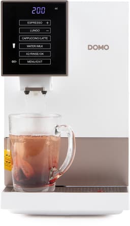 DOMO DO742K Volautomatische Espressomachine - 4 Soorten Koffie + Heet Water - Melkopschuimer - 19 Bar - Wit — thumbnail 5