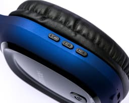 Grixx draadloze Bluetooth koptelefoon - Over-ear - Microfoon - Blauw - Lichtgewicht — thumbnail 2