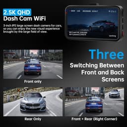 Dashcam voor Auto - Dual - Camerabewaking - Full HD - Zwart — thumbnail 5