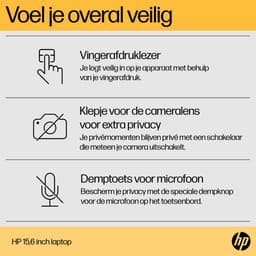 HP Laptop 15-fc0052nd AMD Ryzen™ 5 7520U 39,6 cm (15.6") Full HD 8 GB LPDDR5-SDRAM 512 GB SSD Wi-Fi 6 (802.11ax) Windows 11 Home Zilver — thumbnail 4