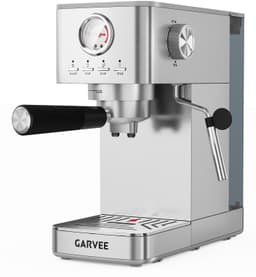 Espressomachine Automatisch 20 Bar - Met Bonenmolen - Melkopschuimer - 1,4 L Reservoir - Snelle Verwarming - RVS - Zilver — thumbnail 1