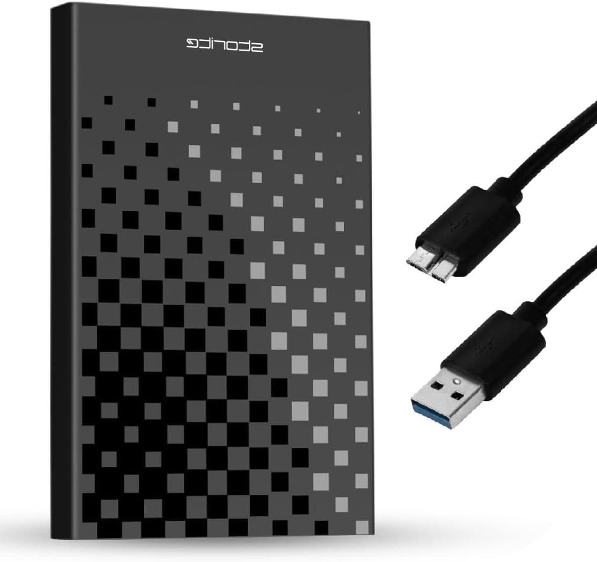 Externe Harde Schijf - Draagbare Opslag - Data Back-up - Plug en Play - 500 GB - Zwart — afbeelding 1