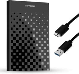 Externe Harde Schijf - Draagbare Opslag - Data Back-up - Plug en Play - 500 GB - Zwart — thumbnail 1