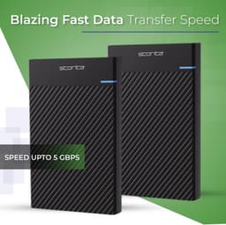 Externe Harde Schijf - Draagbare Opslag - Bestanden Opslaan - Snelle USB 3.0 - 500 GB - Zwart — thumbnail 5