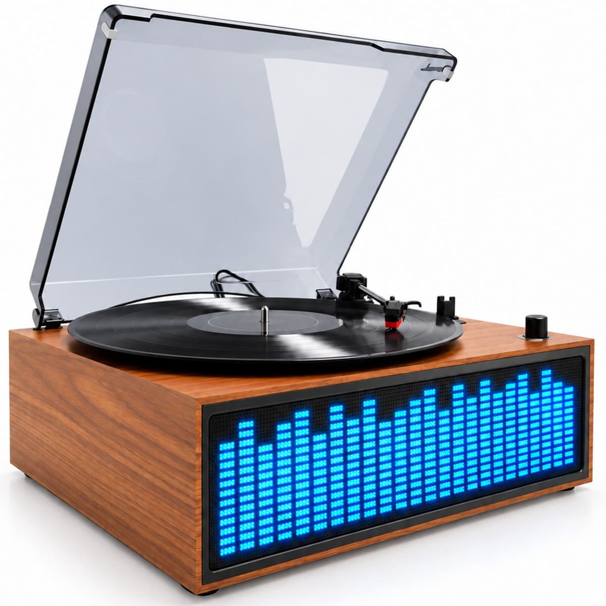 Denver Platenspeler - Ingebouwde speakers - Lichteffecten - Auto stop - Bluetooth - RCA output - Keramische naald - VBS271 — afbeelding 1