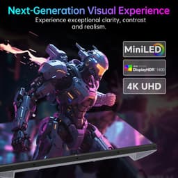 KTC M27P6S Gaming Monitor 27 inch 4K Mini-LED 160Hz, Dual Mode FHD 320Hz, HDR1400, Fast IPS, 2304 Dimming Zones, USB-C 65W, KVM — thumbnail 3