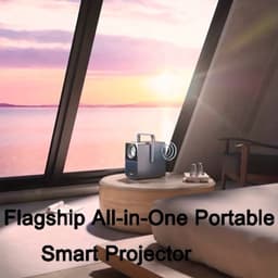 Beamer – Projector – Mini Beamer – Draagbare Beamer – Office Projector – Native Full HD 1080p – 1000 ANSI Lumen – WiFi 5.3 Draadloos — thumbnail 3