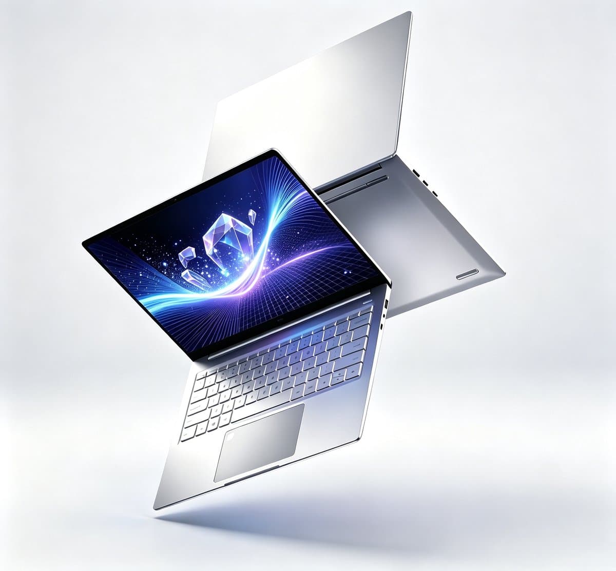 S14 Laptop - 14 inch Amd Ryzen 5 6600H - 16Gb Lpddr5 - 512GB Pcie Nvme Ssd - 14 Inch 2,2K Ips Scherm - Windows 11 Pro - Voor Werk En Studie Zilver — afbeelding 1