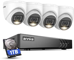 Bewakingssysteemkit 1 TB Bedraad - 1080p Resolutie - Wit - Voor Camera's - DVR Beveiliging — thumbnail 1