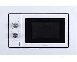 Inbouwmagnetron - Compacte oven - Snel maaltijden bereiden - Mechanische timer - 20 liter - Wit