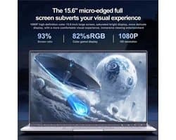 Zakelijke Laptop 16GB RAM 256GB SSD - 15.6 Inch Full HD IPS - Intel Core I9 - Windows 11 - Grijs
