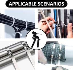 Cable Tying Gun, Metal, Tie Gun, Tension and Cutting Tools for Greenhouse, Stainless Steel Cables, Greenhouse Tools - ShopVlot — thumbnail 4