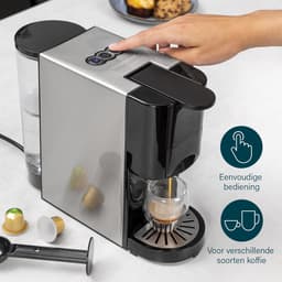 Princess 249450 Multi Capsule Filter-koffiezetapparaat - Staal 4-in-1 - Geschikt voor meerdere koffiesoorten — thumbnail 2