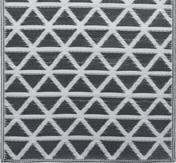 vidaXL - Buitenkleed - ARAKIL - 160x230 - cm - PP - zwart — thumbnail 3