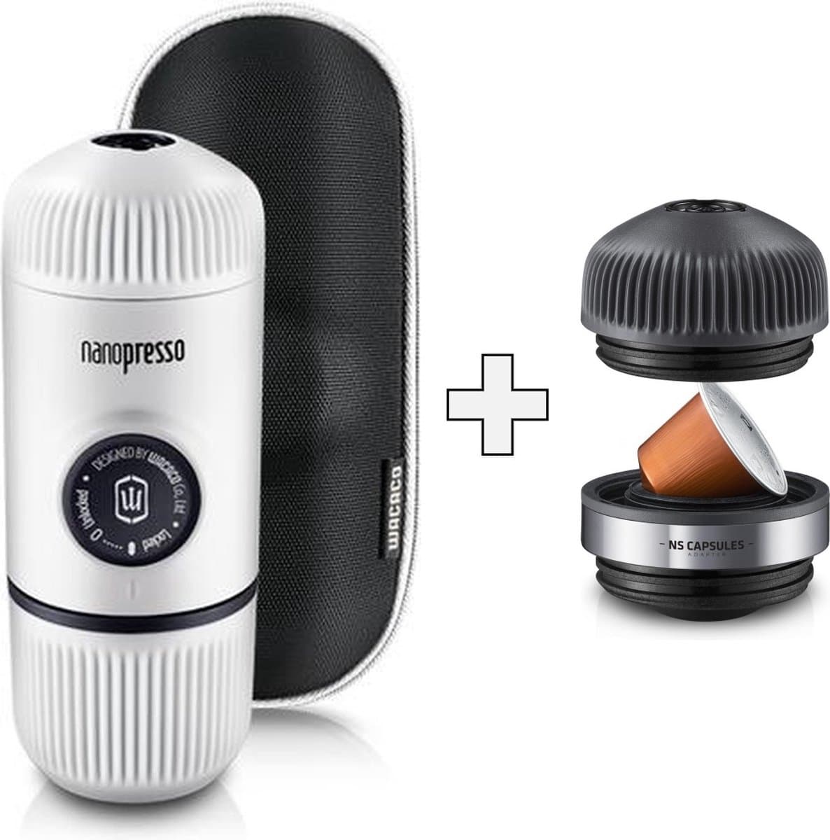 Wacaco - Nanopresso - Chill White - Nanopresso NS adapter - Combi Set — afbeelding 1
