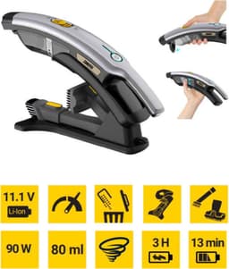 Zanussi - VCH85 - Kruimelzuiger - Autonomie 13 mn - 80 ml - Grijs — thumbnail 3