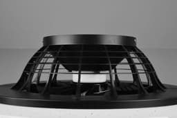 REALITY STRALSUND - Plafondventilator - Zwart mat - incl. 1x SMD 30 W - Licht apart schakelbaar - Afstandsbediening - Dimbaar - Traploos instelbare lichtkleur - Niet geschikt voor externe dimmer - Geheugenfunctie - 3 snelheid - Zomer- en wintermodus — thumbnail 3