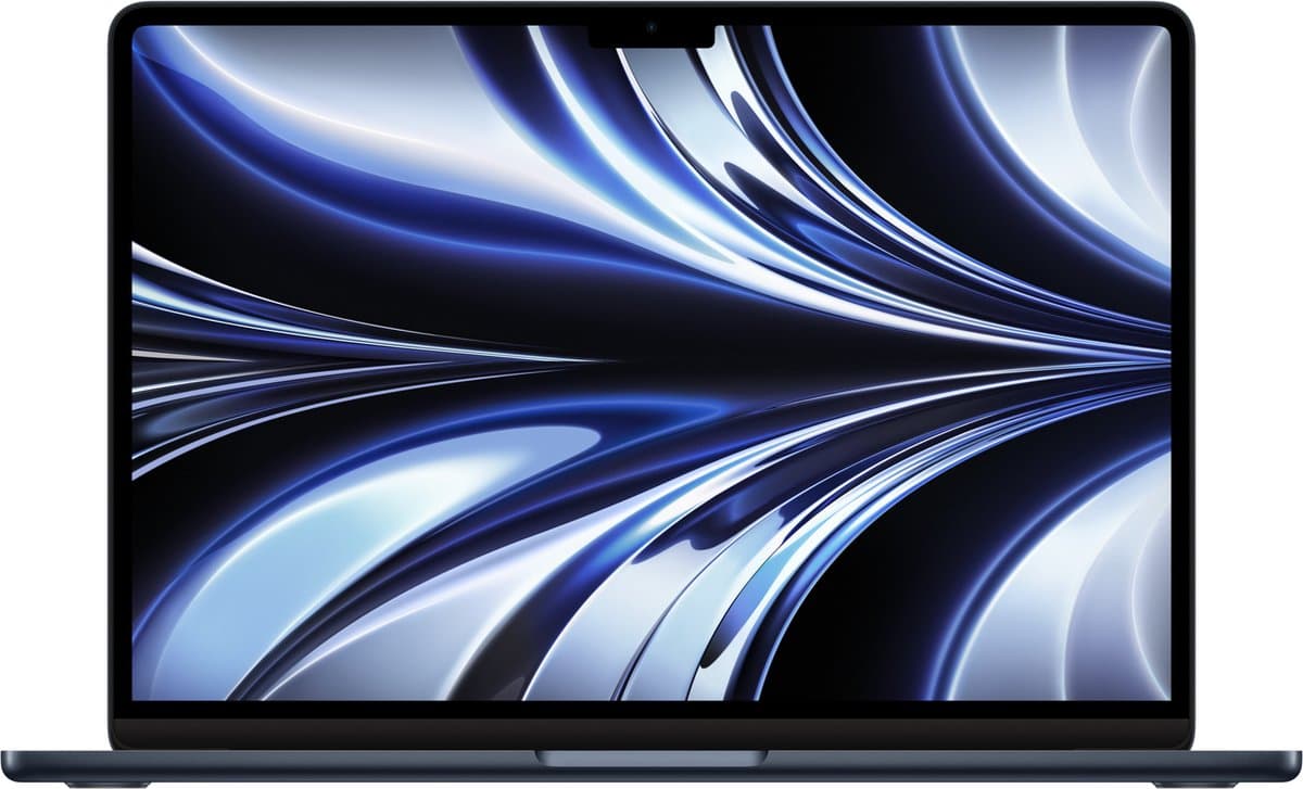 Apple MacBook Air (2022) MLY43N/A - 13.6 inch - Apple M2 - 512 GB - Middernacht — afbeelding 1