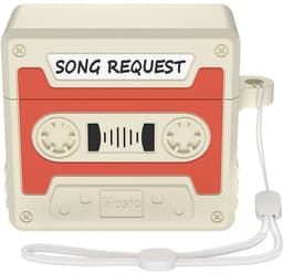 Telestore hoesje geschikt voor AirPods 3 Pro soft case cover- retro cassettebandje bandje tape - TPU hoesje Beschermhoes - AirPods 3 Pro Cover - AirPods 3 Pro hoesje - Geschikt voor Apple Airpods 3 Pro - gel hoesje - Oranje — thumbnail 1