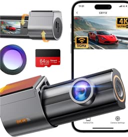 mavoa® Dashcam - Dashcam Voor Auto - Dashcam Voor En Achter - Zwart — thumbnail 1