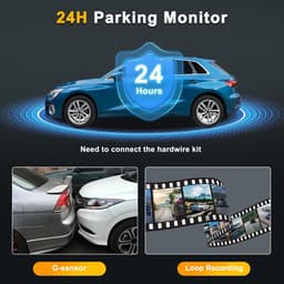 Lexium Dashcam - Daschcams - Auto - Camera - Vooruit - Achteruit - Video - Autobeveiliging - Parkeerbeveiliging - Recording - Dag en Nacht - Schadepreventie — thumbnail 2