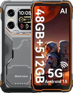 Blackview XPLORE 1 - Robuuste Smartphone - 5G - 48GB RAM - 512GB ROM - 20000mAh - 6.78 inch - Robuuste Telefoon - Nachtzicht - Android 15 - NFC - GPS - Oranje — thumbnail 1